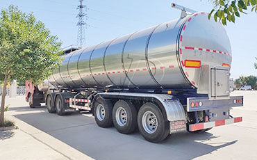 寧夏物流公司擬在我司訂購一批鮮奶運輸半掛車